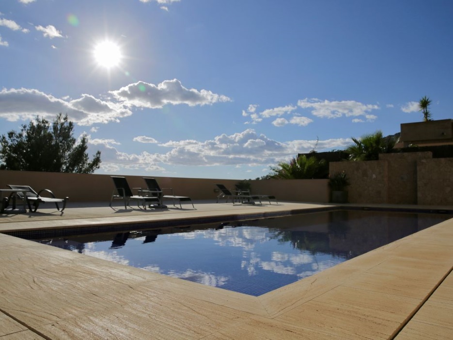 Beautiful large 4 bedroom apartment for sale in Cala Carbo, Ibiza.