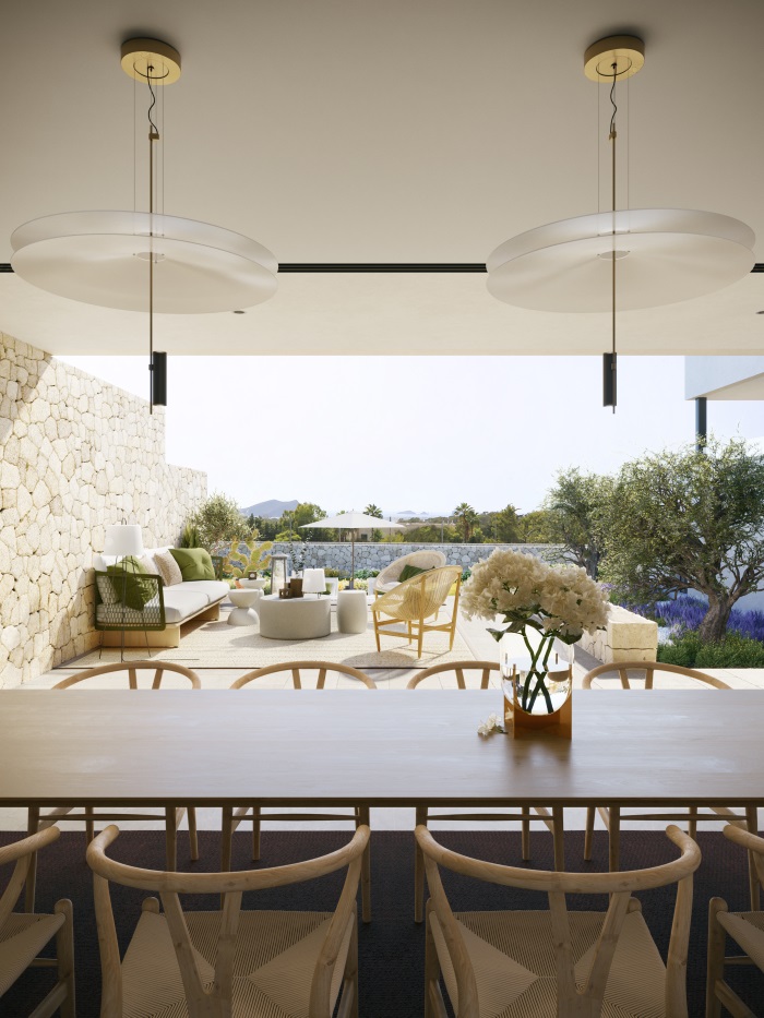 Luxury villas for sale close to the beach of Cala Conta, Ibiza.