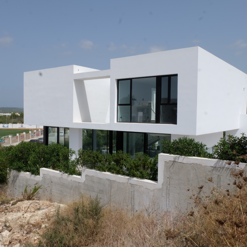 Modern new build house for sale in Ses Torres, Talamanca, Ibiza, Spain.