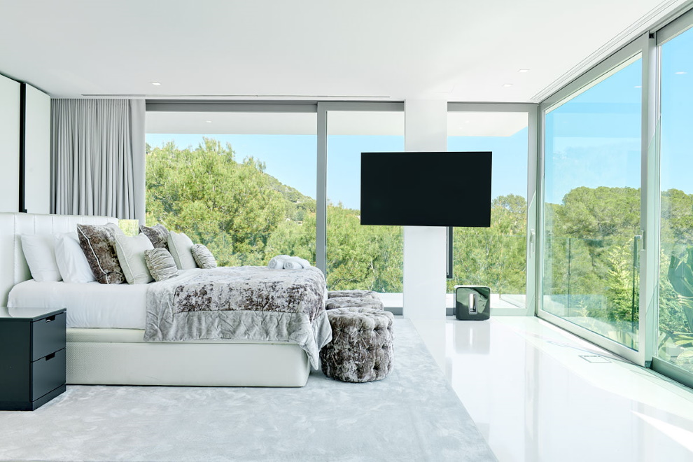 Modern 7 bedroom villa for sale close to Ibiza Town, Ibiza, Spain.