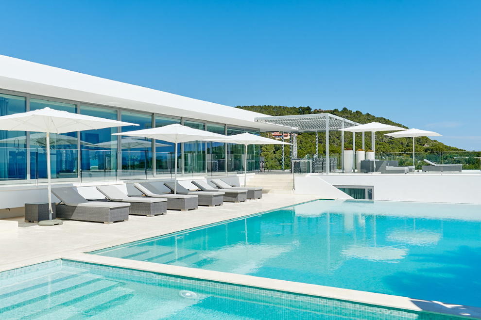 Modern 7 bedroom villa for sale close to Ibiza Town, Ibiza, Spain.