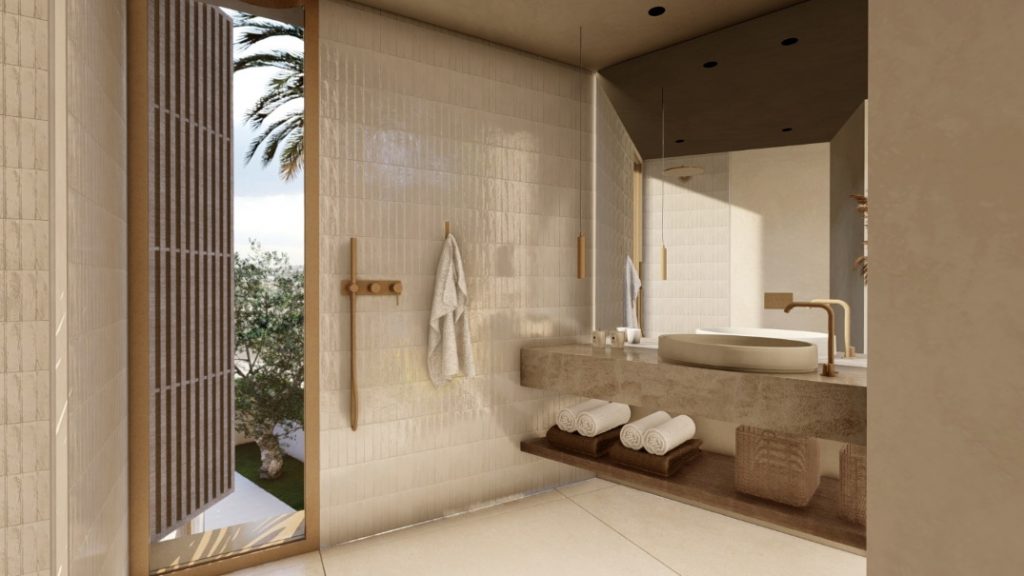 Luxury 3 bedroom apartments with sea view for sale in Talamanca, Ibiza