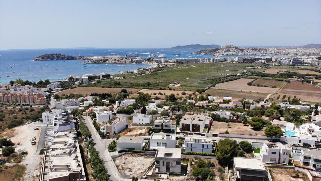 Brand new 5 bedroom villa under construction for sale in Talamanca, Ibiza, Spain.
