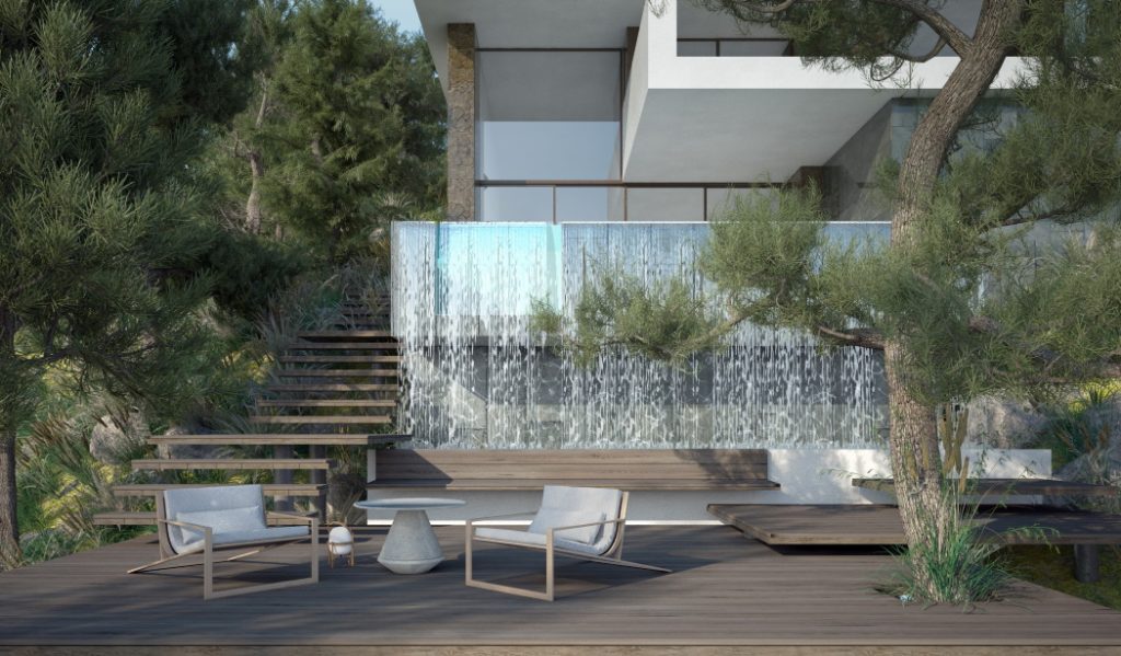 Modern and luxury newly built apartments for sale in Cala Vadella, Ibiza, Spain.