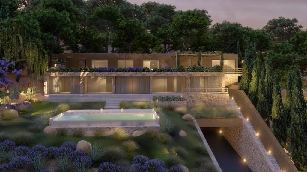 New to build modern 5 bedroom villa in San Miguel, Ibiza, Spain.