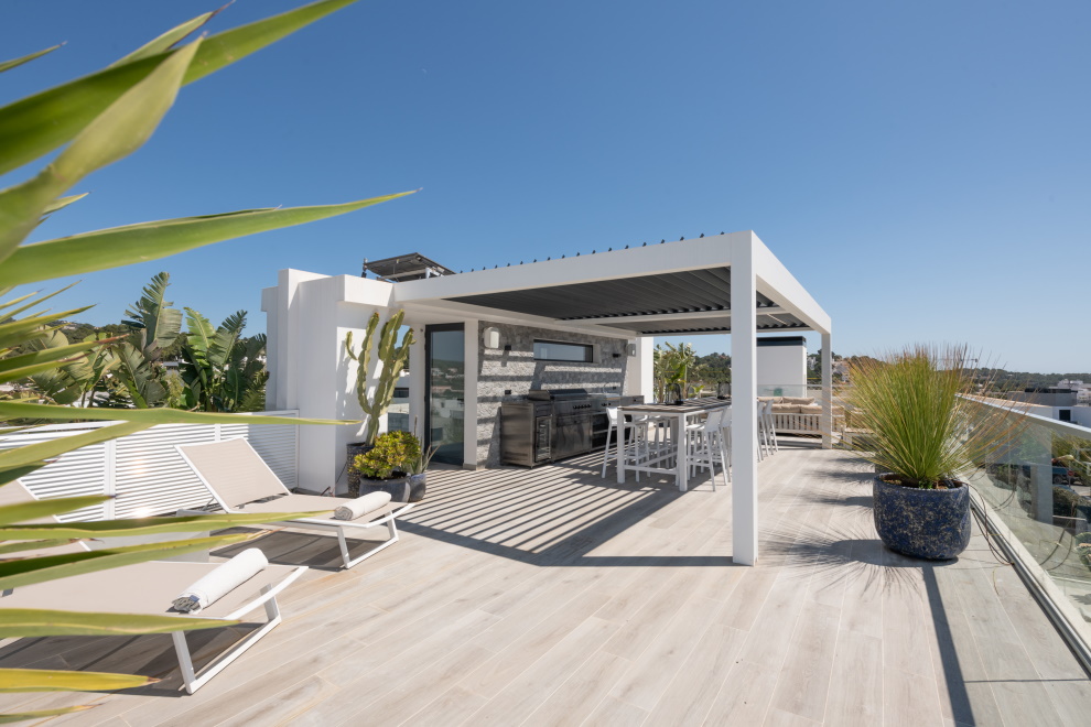 Modern 6 bedroom villa for sale in Talamanca, Ibiza, Spain.