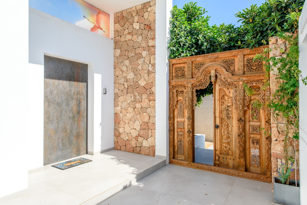 Modern 5 bedroom villa for sale in Cala Tarida, Ibiza, Spain.