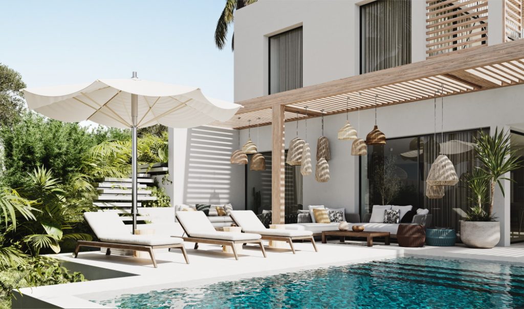 Newly build modern villa for sale in Can Furnet, Ibiza, Spain.