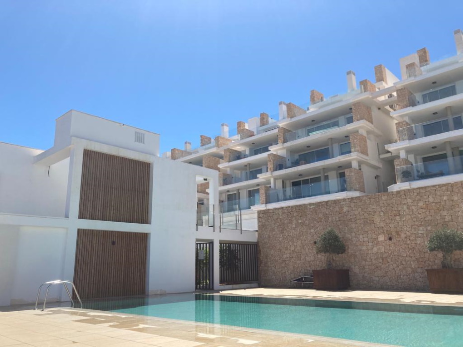 Modern 2 bedroom apartment for sale in new build complex in Cala Vadella,Ibiza, Spain.