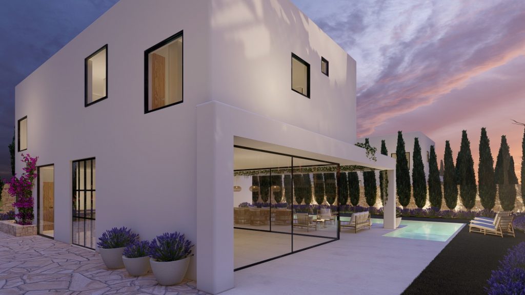 Residential homes for sale in Cala Bou, Ibiza, Spain.