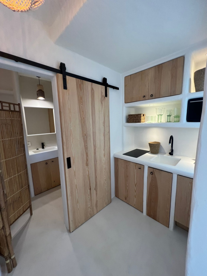 Beautifully renovated 1 bedroom apartment in Cala Vadella, Ibiza, Spain.