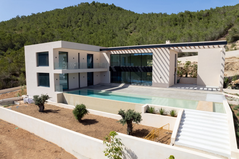 Modern newly build villa for sale close to Ibiza town, Ibiza, Spain.