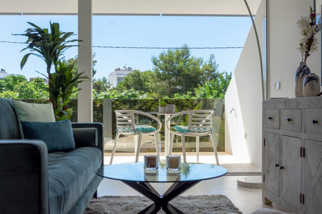 Modern 2 bedroom apartment for sale close to the beach of Talamanca, Ibiza.