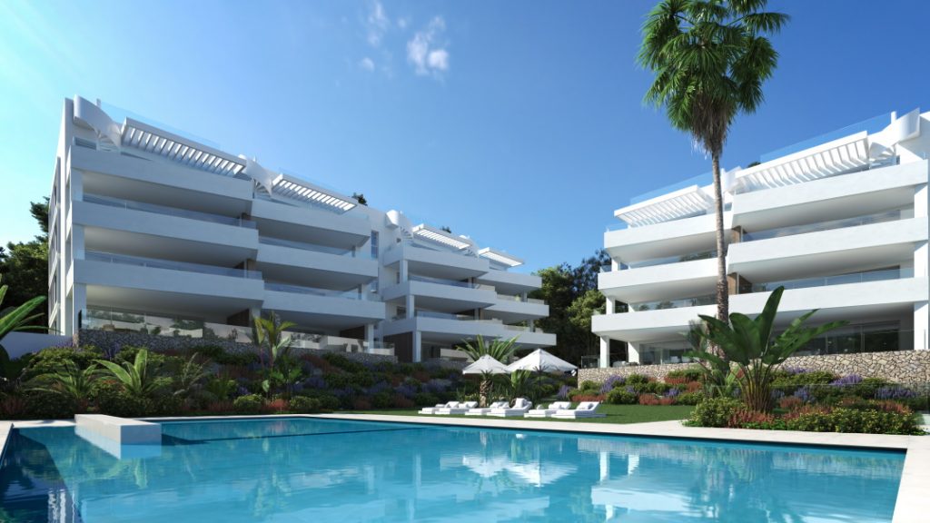 New to build apartments for sale in Cala llenya, Ibiza,Spain.