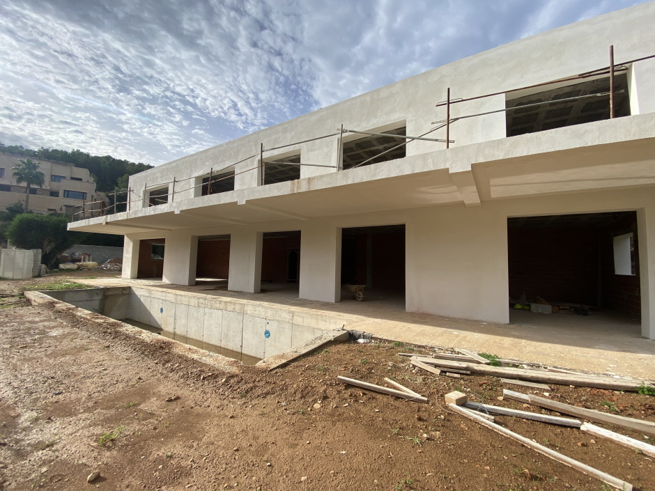 Large villa under construction for sale in San Miquel, Ibiza, Spain.