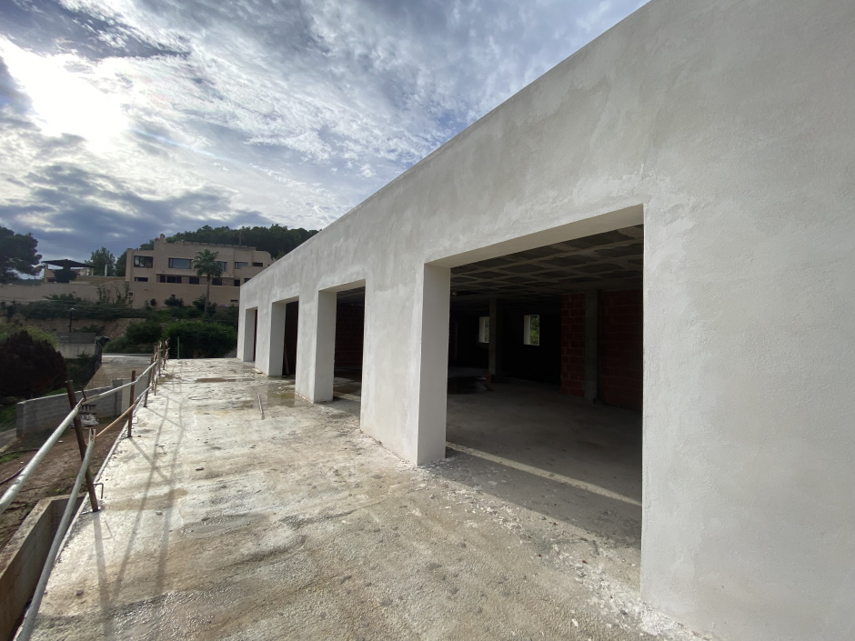 Large villa under construction for sale in San Miquel, Ibiza, Spain.