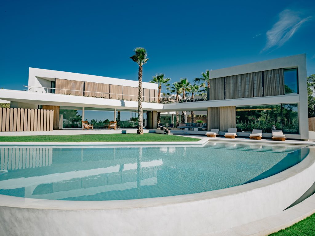 Modern 5 bedroom villa for sale in Vista Alegre, Ibiza, Spain.