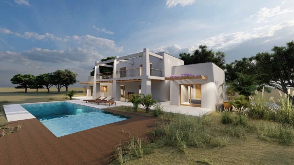 New to build 6 bedroom Finca for sale close to Ibiza Town, Ibiza, Spain.