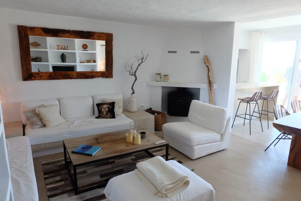 Charming Ibiza style 3 bedroom house for sale in Cala Vadella, Ibiza, Spain