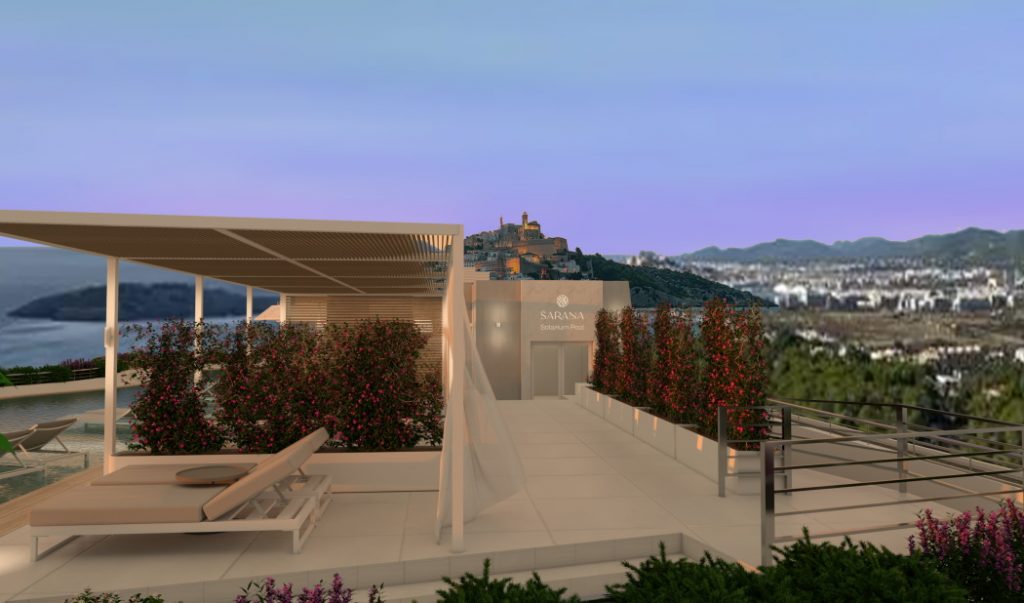 Roof Terrace Communal Pool Area Ibiza Now