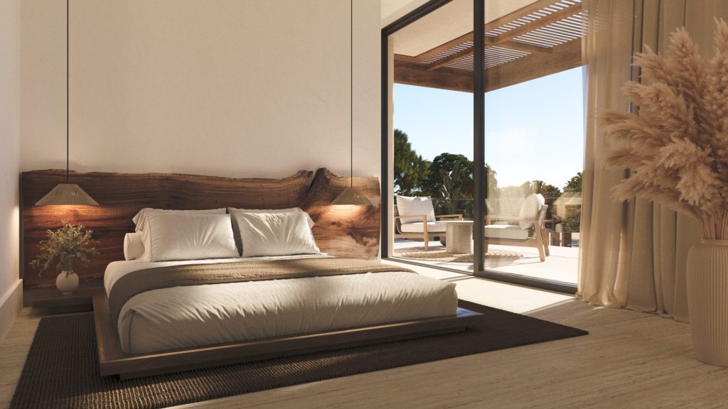 New Build Villas Rooftop Terrace Siesta Beach Santa Eulalia17