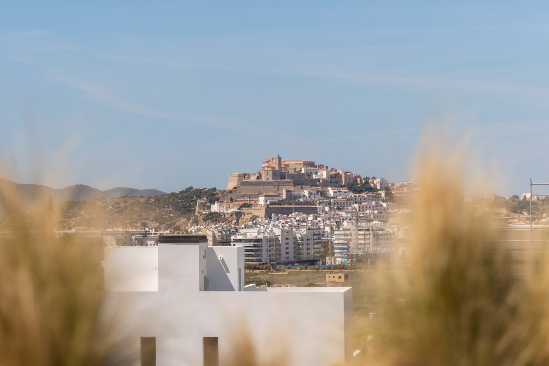 Uitzicht op Dalt Vila en Ibiza-stad