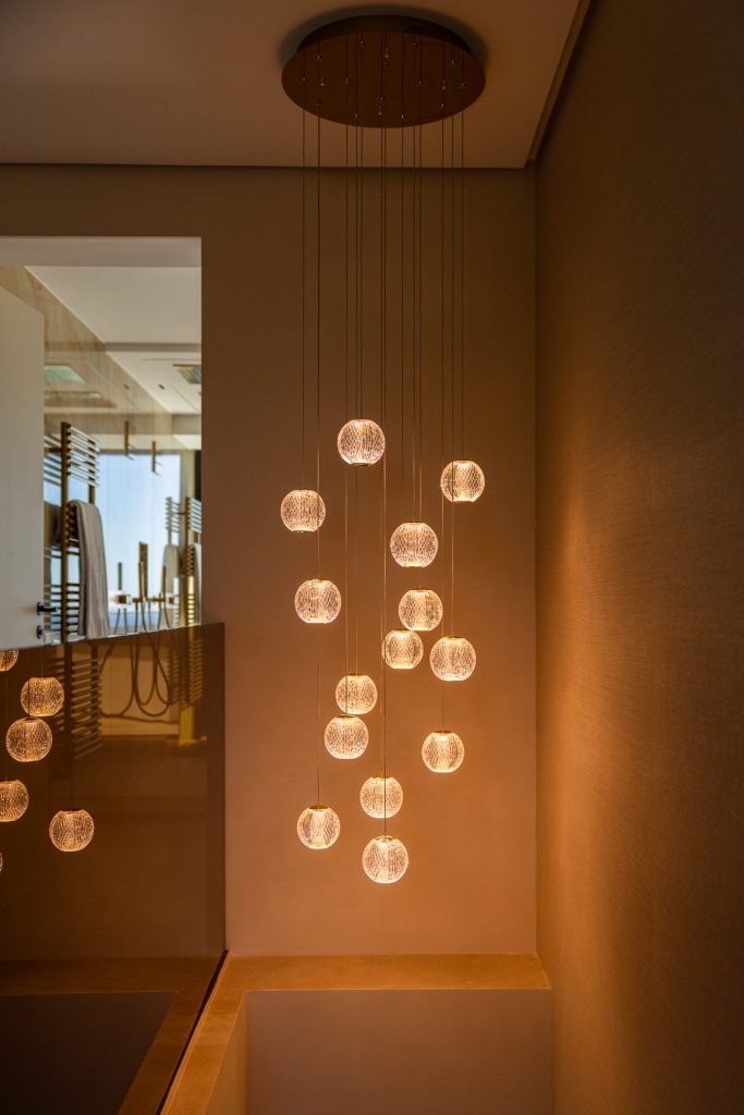 Lighting detail of a villa for sale in Vista Alegre, Ibiza