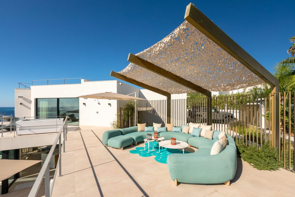 Master terrace of a villa for sale in Vista Alegre, Ibiza
