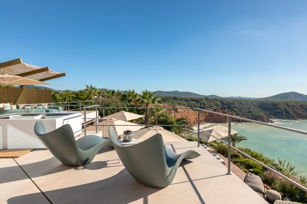 Master terrace of a villa for sale in Vista Alegre, Ibiza