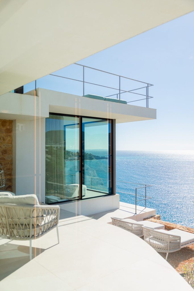 Terrace of a villa for sale in Vista Alegre, Ibiza